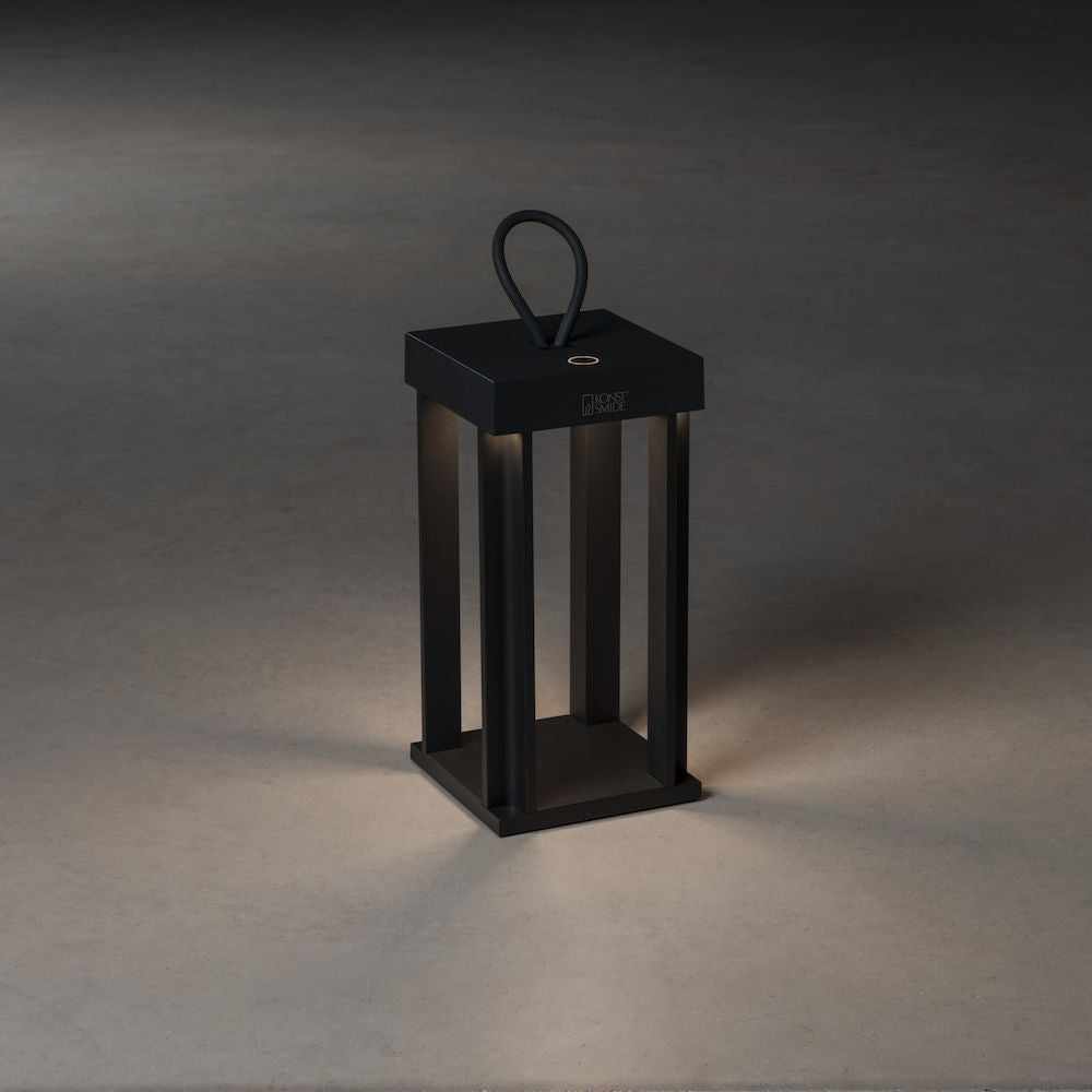 Solstice Re-chargeable Lantern Black - NEST & FLOWERS