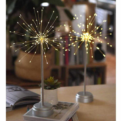 Starburst Table Lamps Silver - NEST & FLOWERS