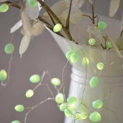 Teardrop String Lights Mint - NEST & FLOWERS