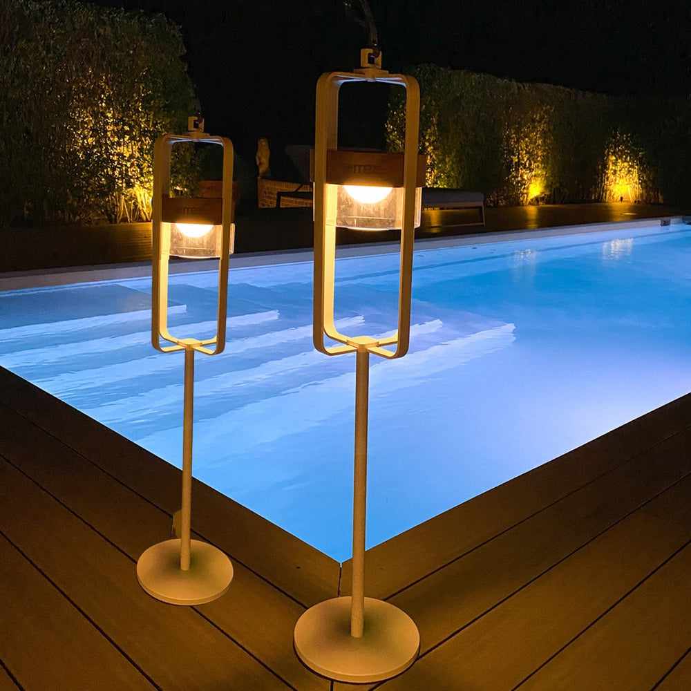 x2 Uname Solar Lanterns White