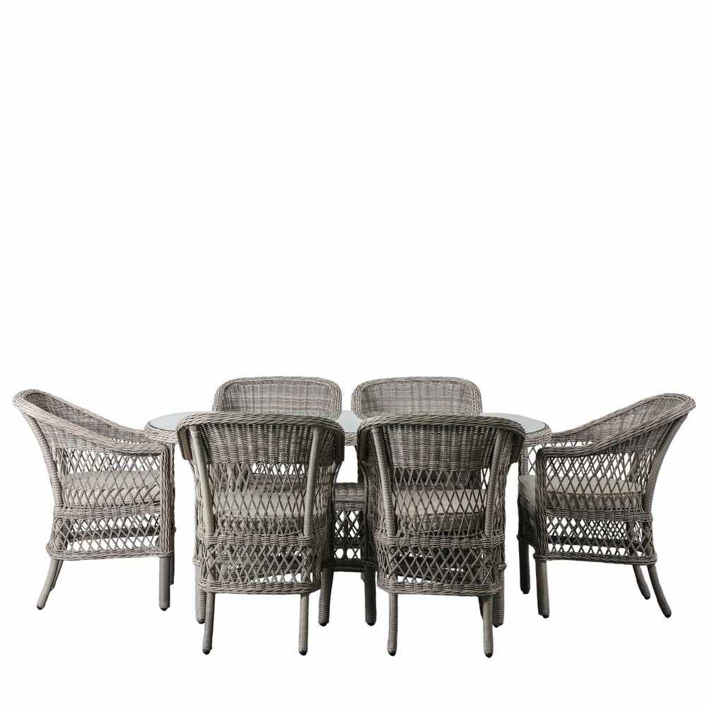 Waterford Bistro 6 Seater Oval Dining Set