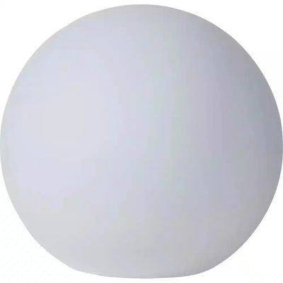 White Ball Outdoor Floor Lamp