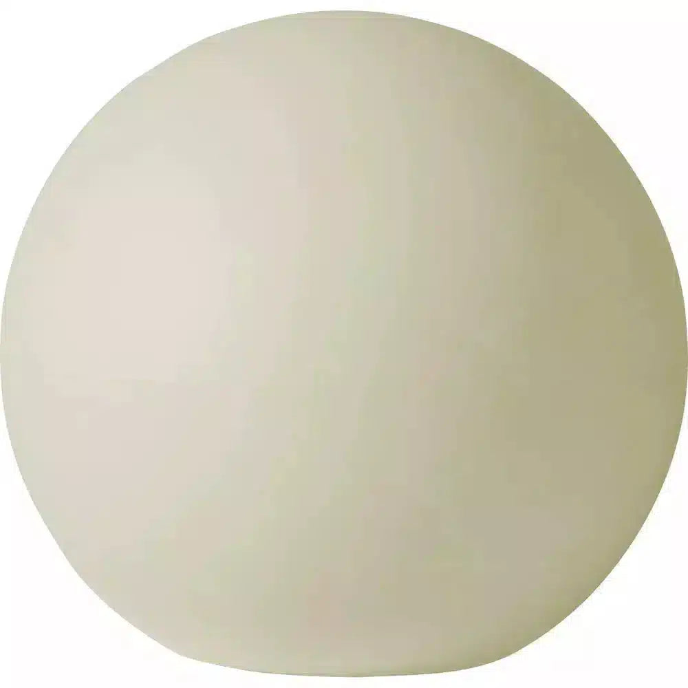 White Ball Outdoor Floor Lamp
