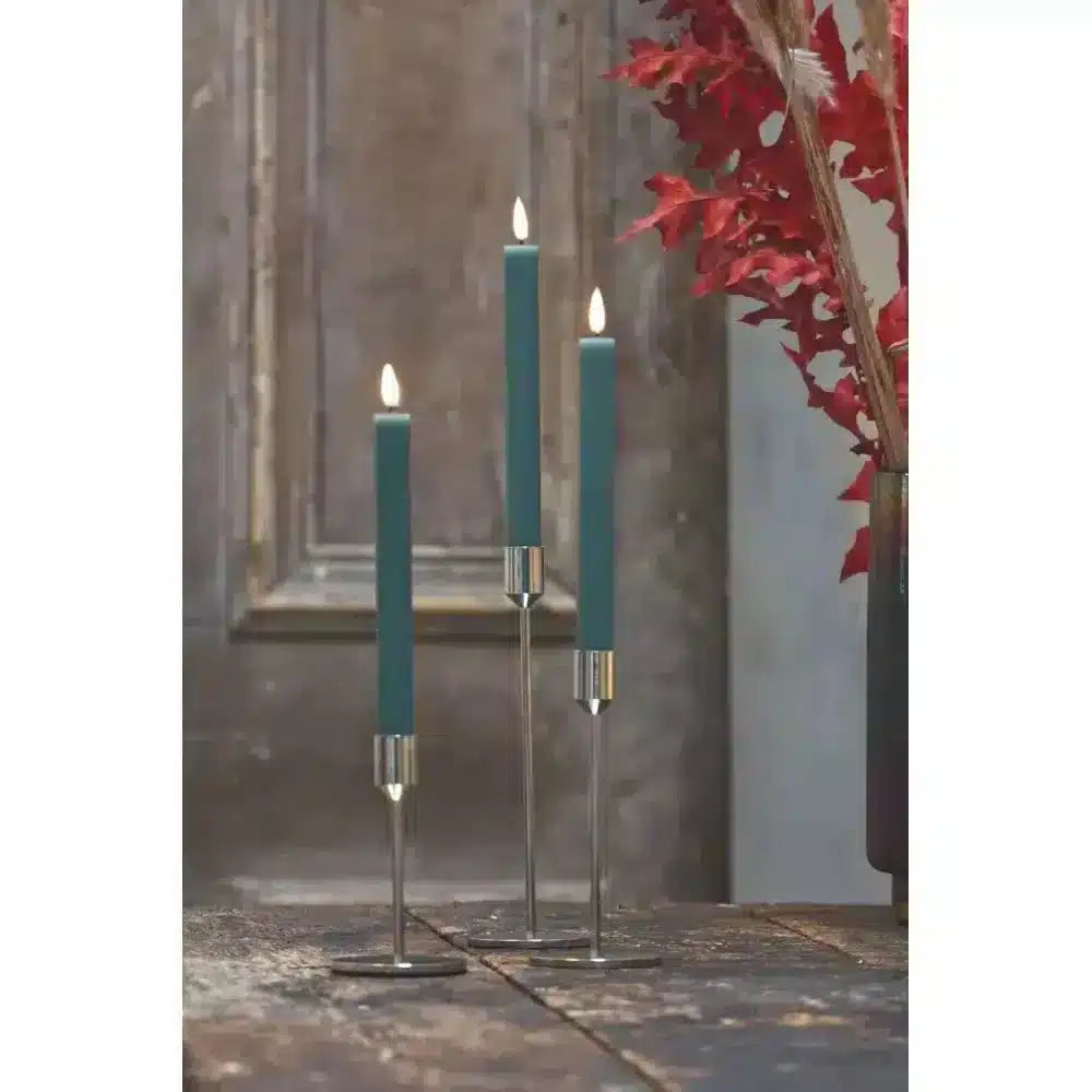 x12 Candle Stands Chrome - NEST & FLOWERS