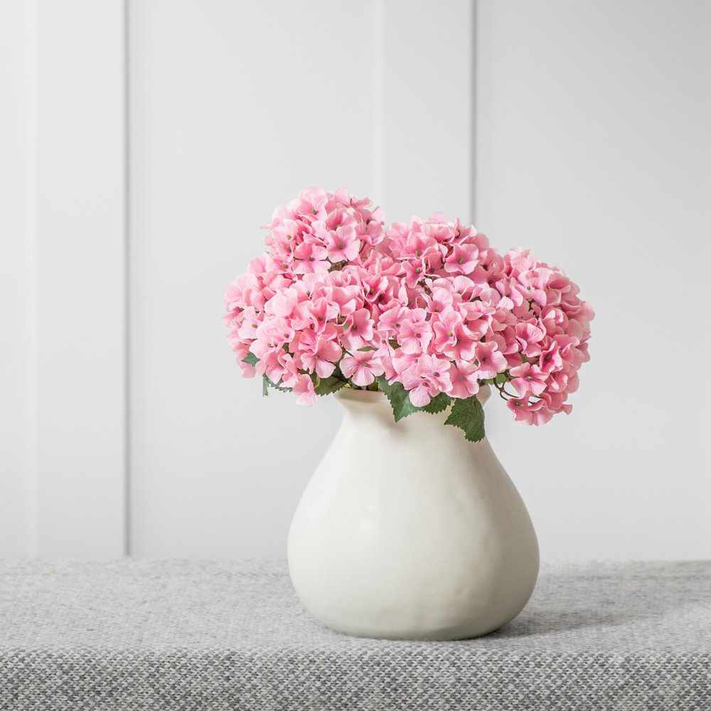 PLANTS - X12 Hydrangea Stems Pink