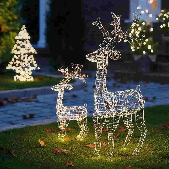 Solar outdoor christmas decorations discount