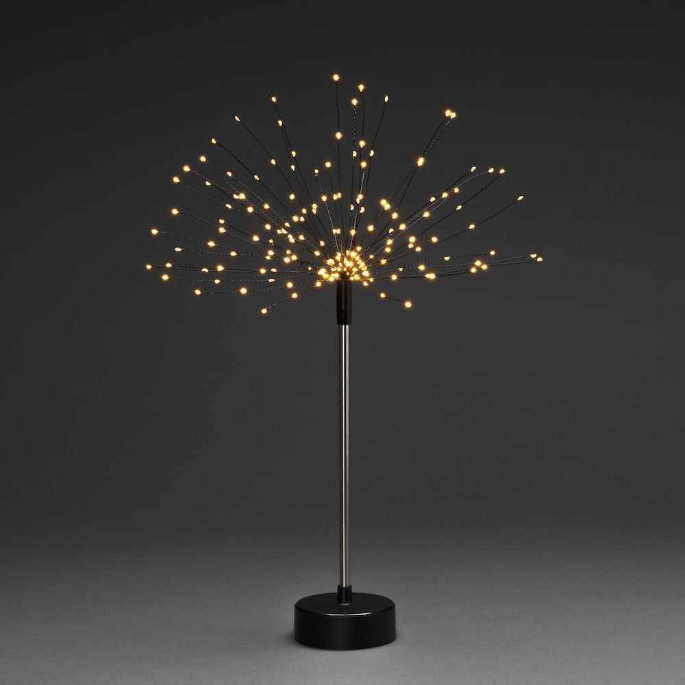 x24 Large Starburst Table Lamps Black - NEST & FLOWERS