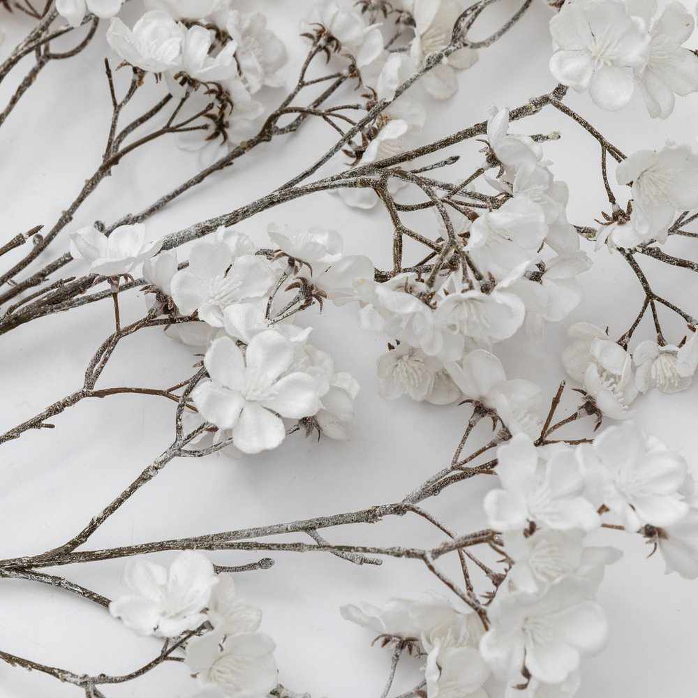 PLANTS - X3 Blossom Stem White