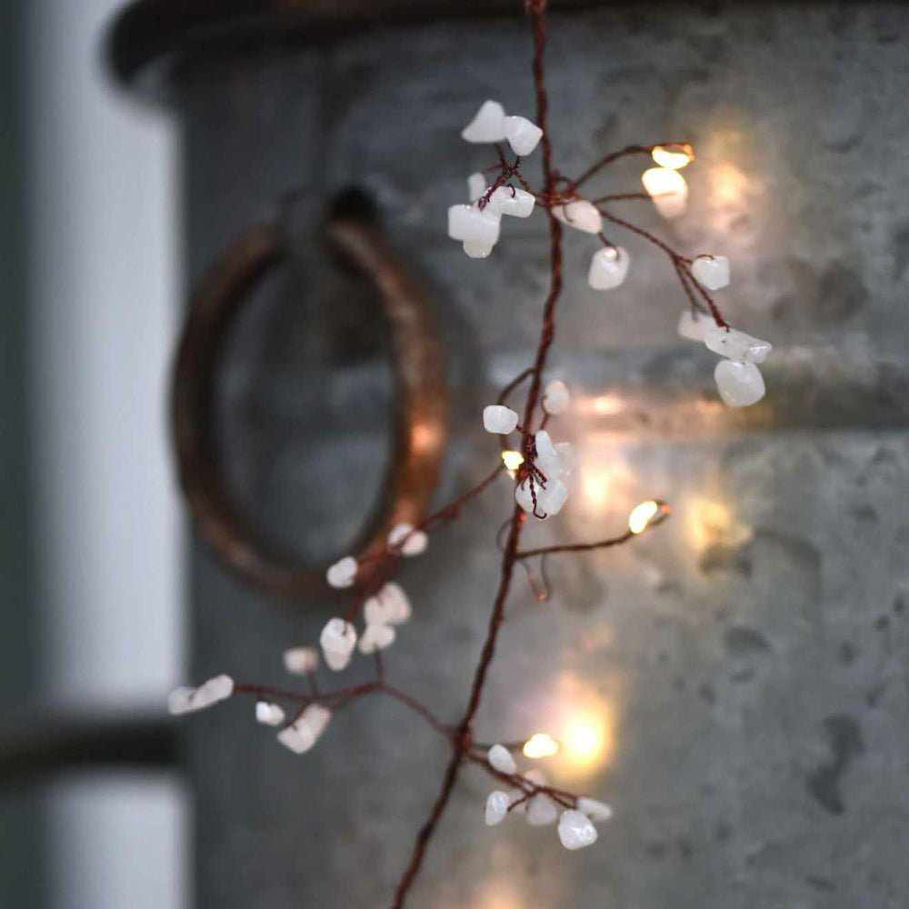 x3 Gemstone String Light White - NEST & FLOWERS