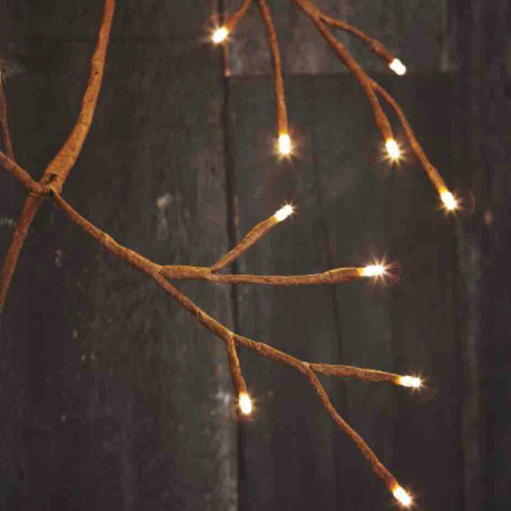 x3 Ivy Branch Lights - NEST & FLOWERS