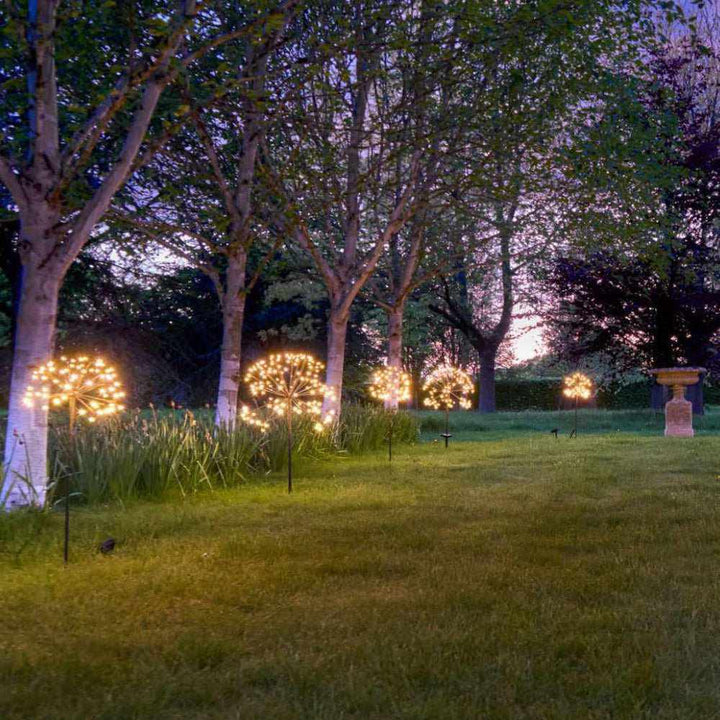 Solar powered allium lights sales