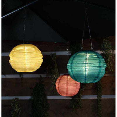 X3 Solar Lantern Mandarin Round 10"