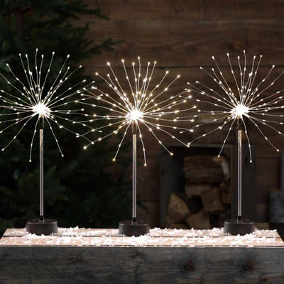 x3 Starburst Table Lamps Monochrome - NEST & FLOWERS