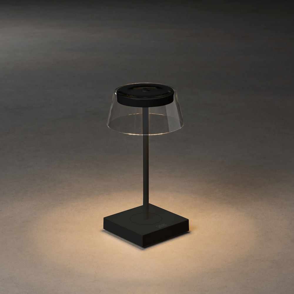 X3 Tourmaline Re-chargeable Table Lamp Black