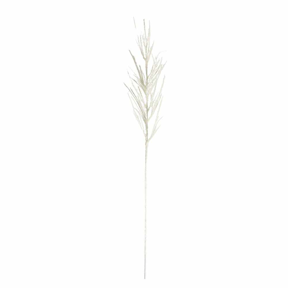 PLANTS - X5 Pampas Flocked White