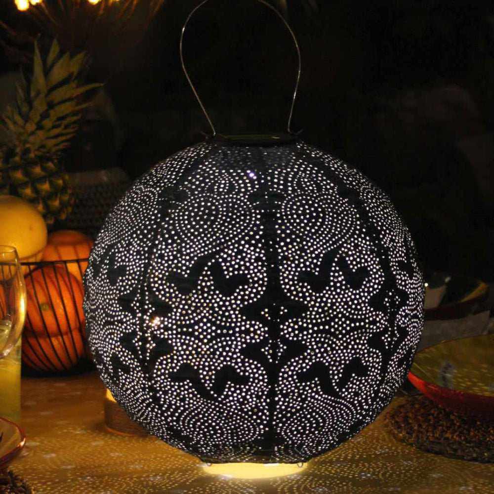 Giant damasque solar lantern sales