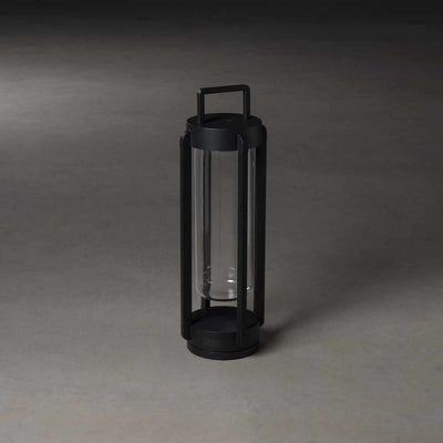 x6 Broad Re-chargeable Lanterns Black - NEST & FLOWERS