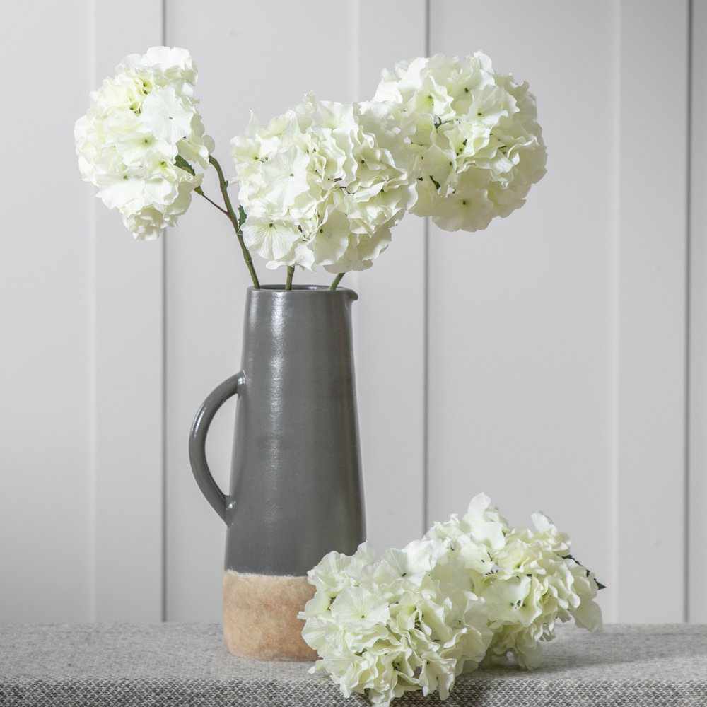 PLANTS - X6 Hydrangea Stems White Large