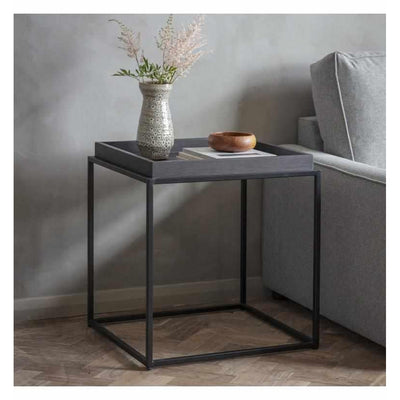 Fulham Tray Side Table Grey